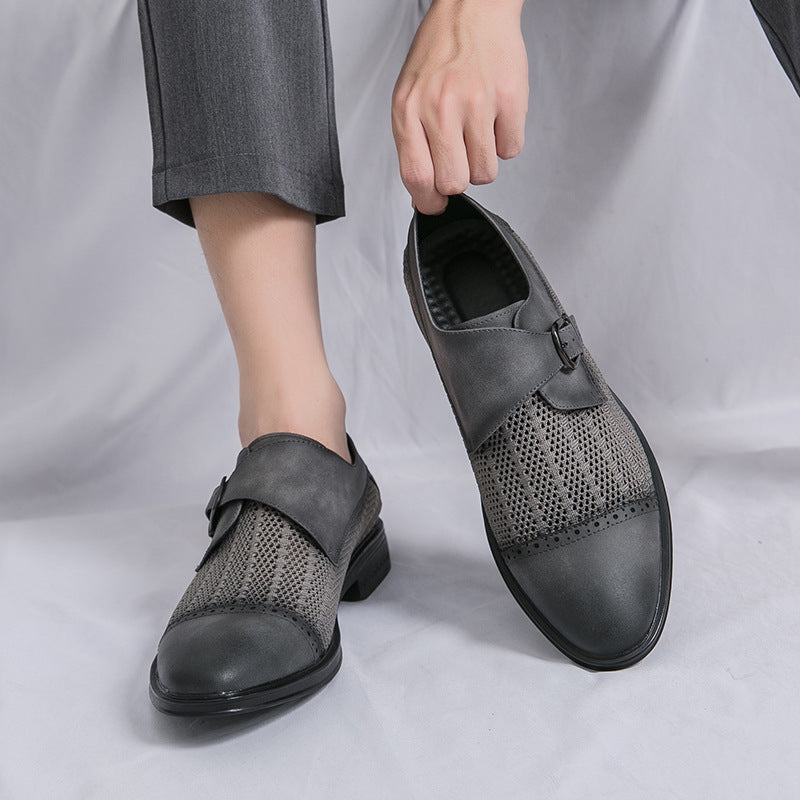Breathable Pointed Toe Casual Sandals Casual Leather Shoes