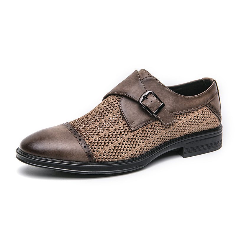 Breathable Pointed Toe Casual Sandals Casual Leather Shoes