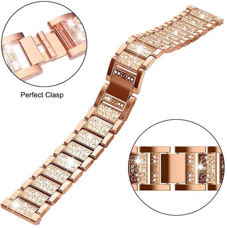 Watch Three Beads Solid Diamond Chain Strap Wristband